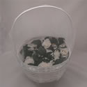 Butterfly release wedding collection Quince A.  An Accordion style release box with white rose decor.
