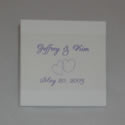 Butterfly release wedding collection Quince A.  An Accordion style release box with white rose decor.