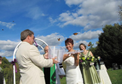 Wedding Butterfly Release in Akron, OH